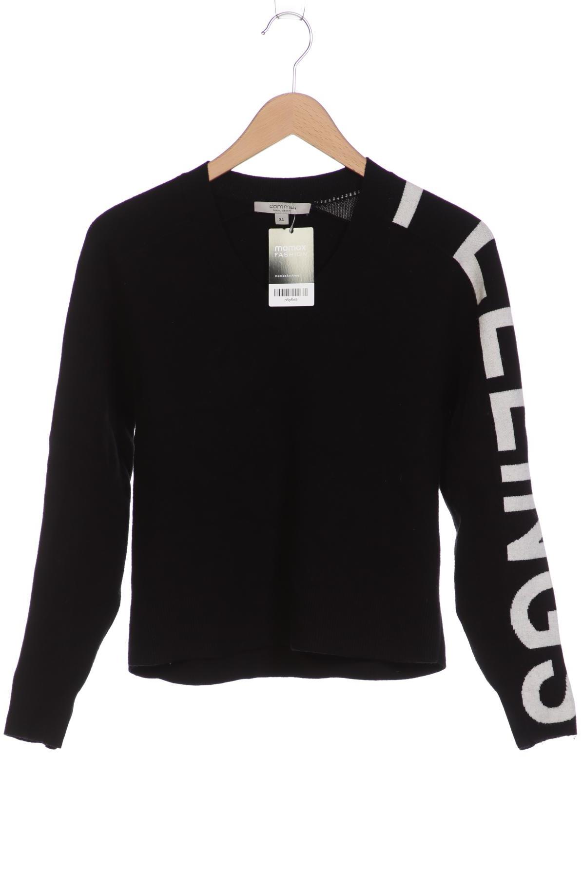 

Comma Damen Pullover, schwarz, Gr. 34