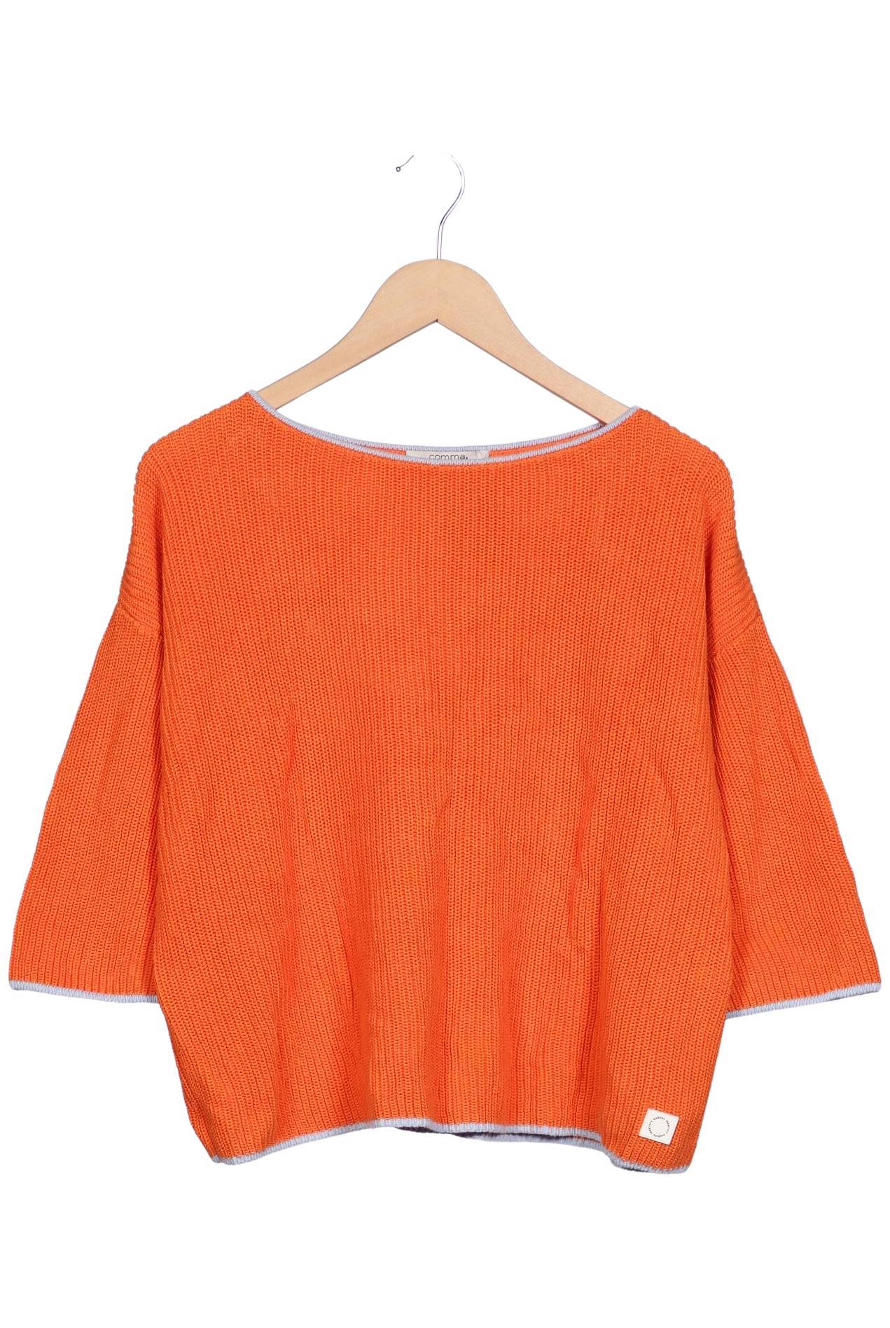 

Comma Damen Pullover, orange, Gr. 34
