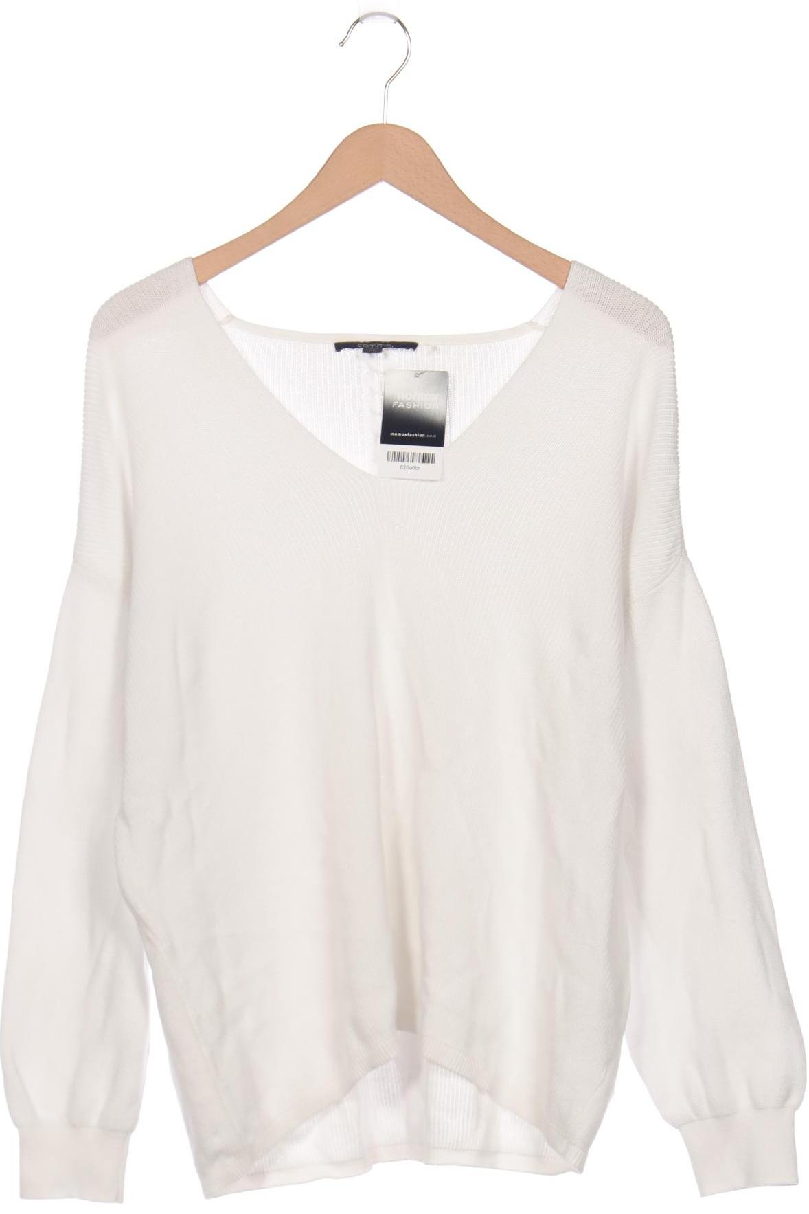 

Comma Damen Pullover, weiß, Gr. 42