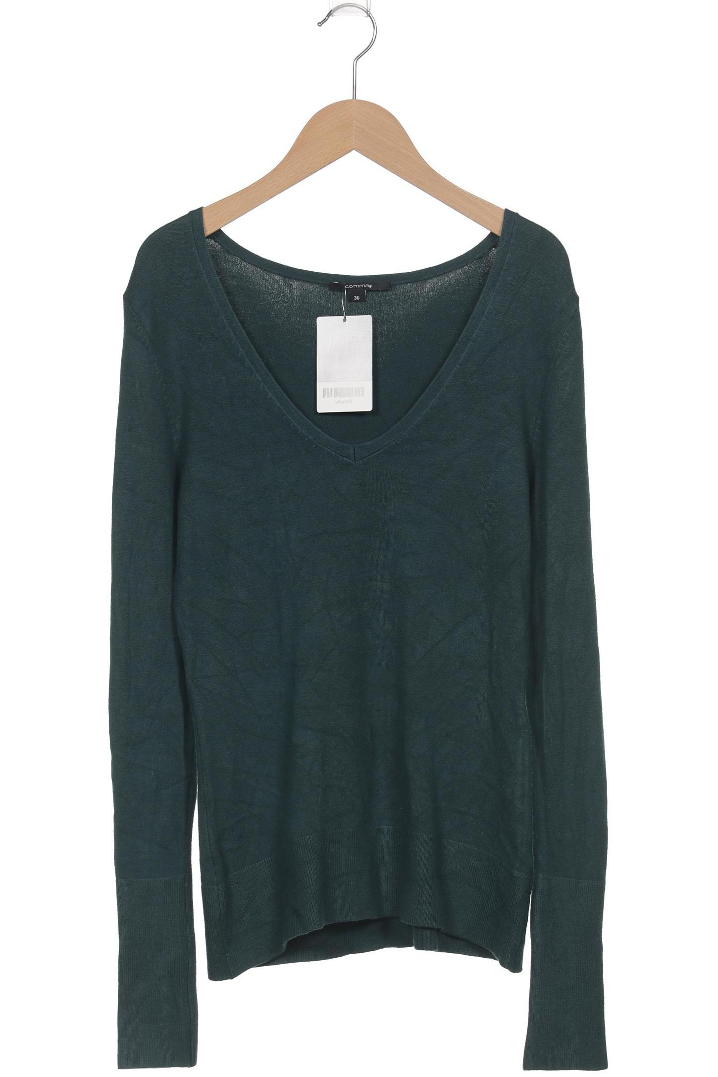 

Comma Damen Pullover, grün, Gr. 36