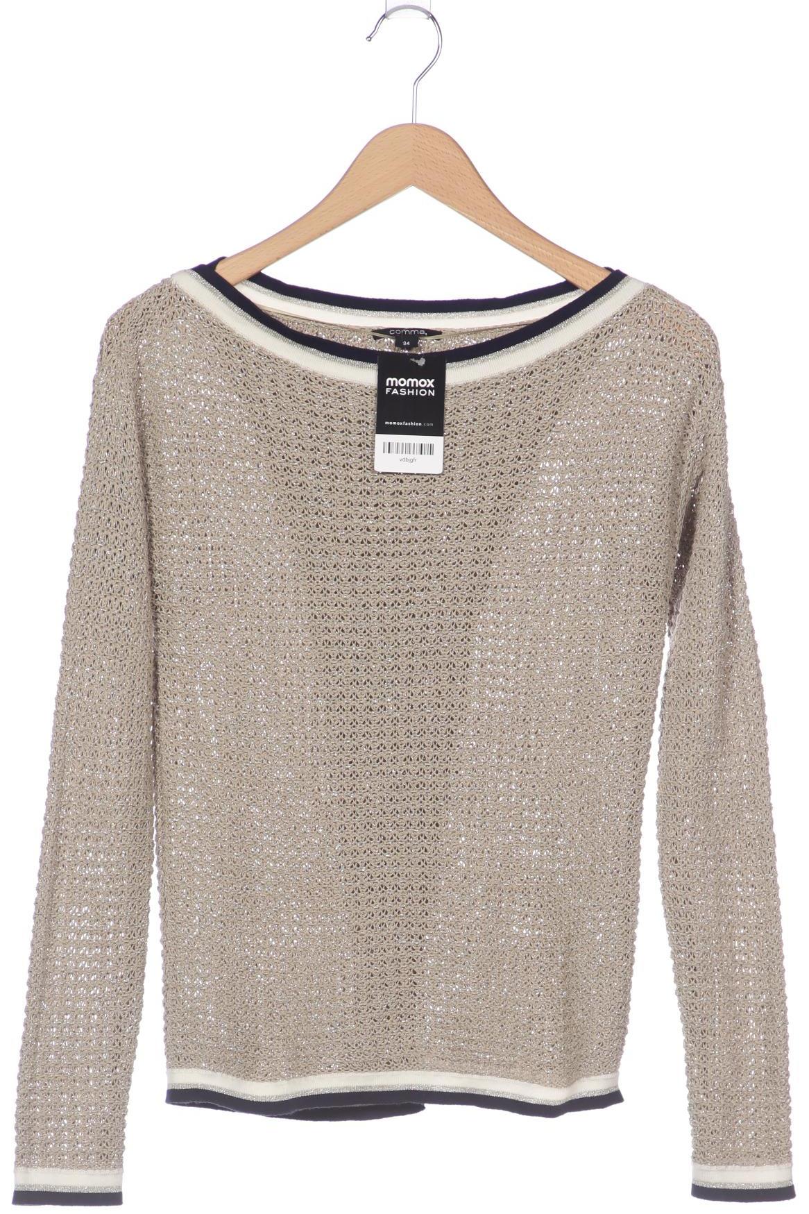 

Comma Damen Pullover, beige, Gr. 34