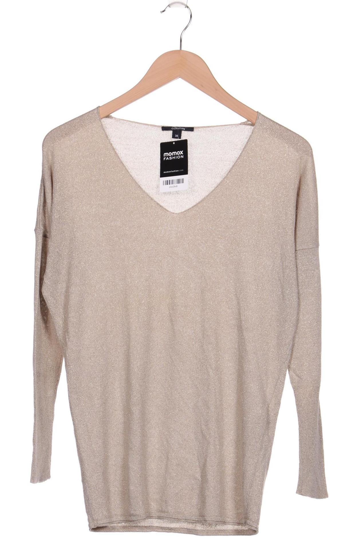 

Comma Damen Pullover, beige, Gr. 34