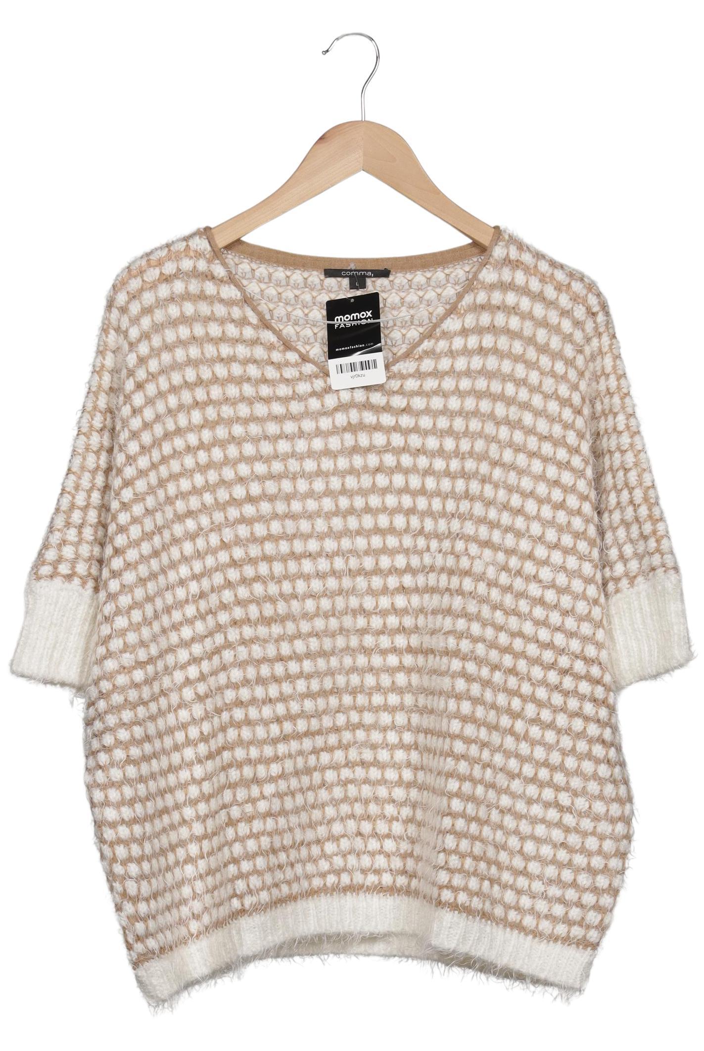 

Comma Damen Pullover, weiß, Gr. 42