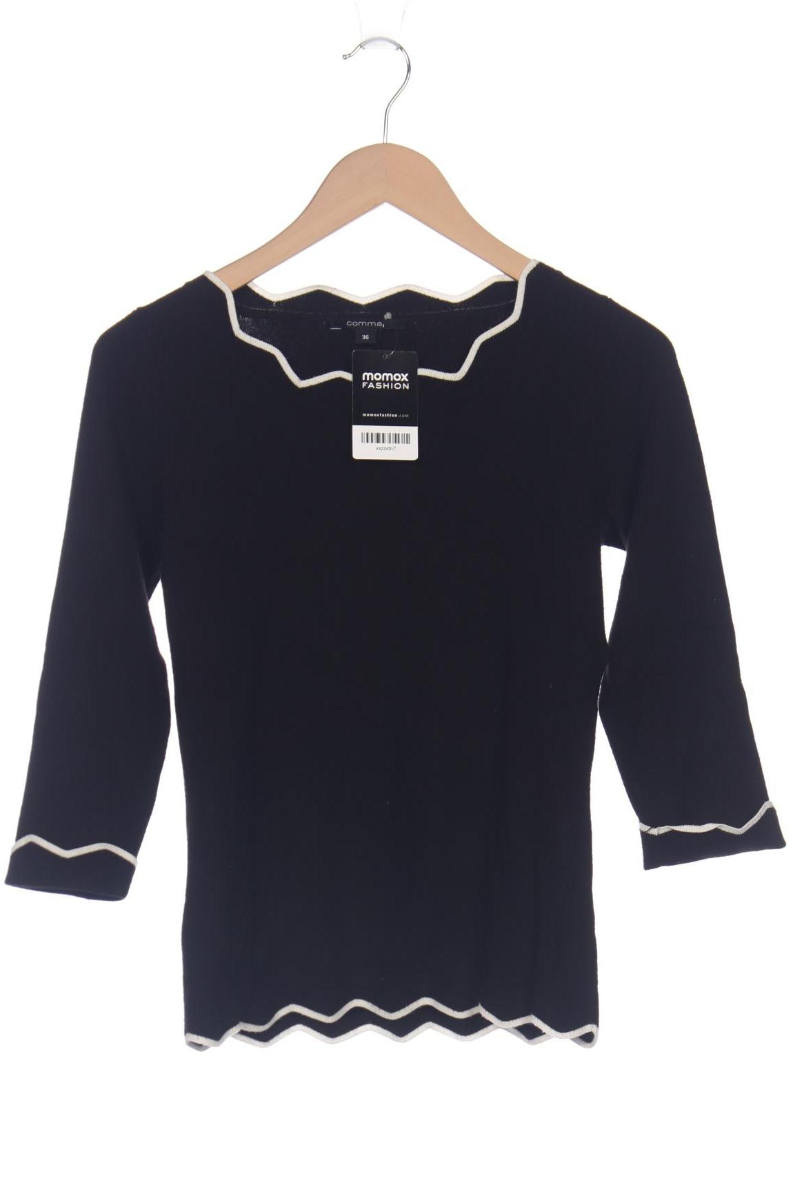 

Comma Damen Pullover, schwarz, Gr. 36