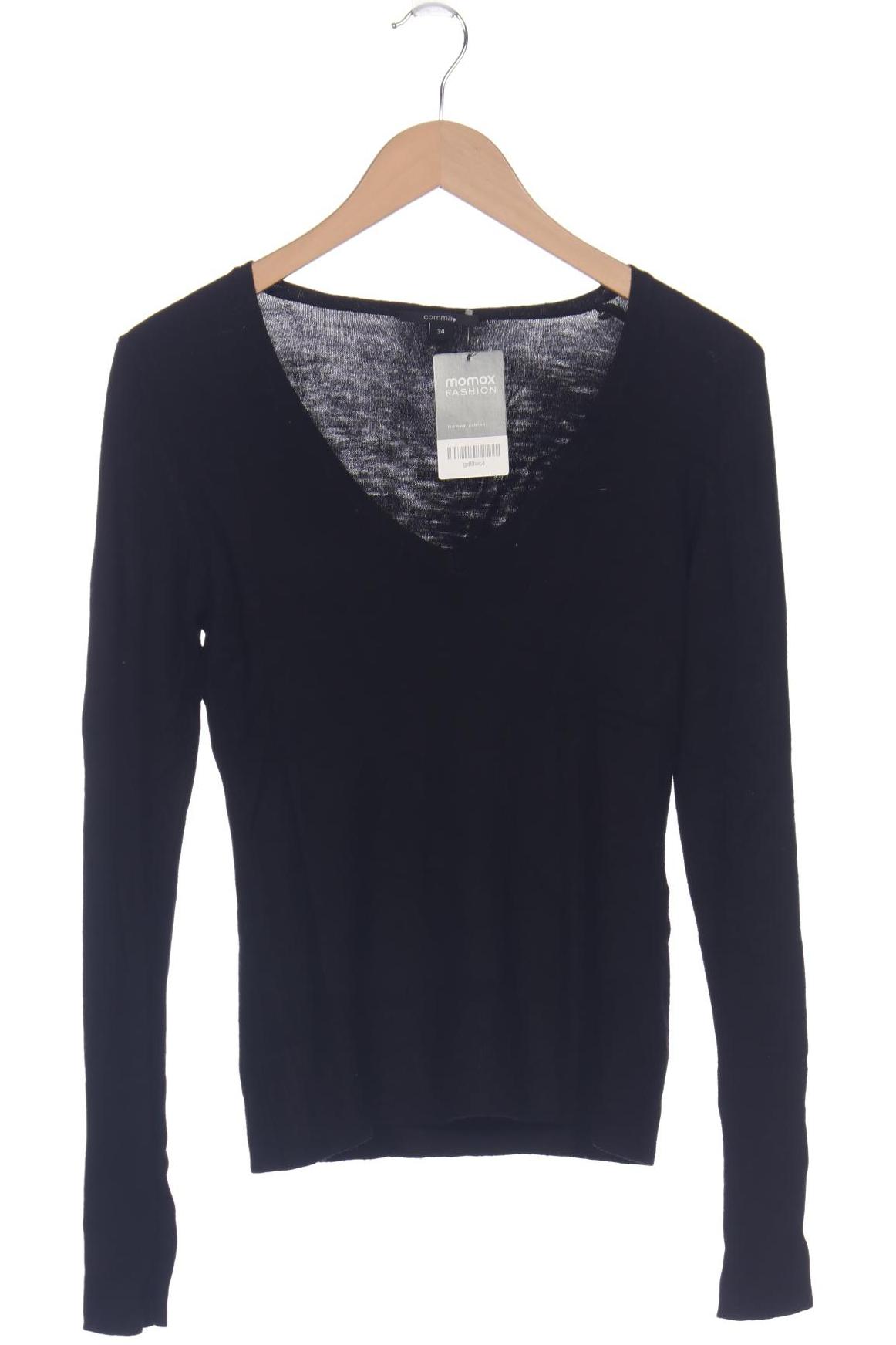 

Comma Damen Pullover, schwarz, Gr. 34