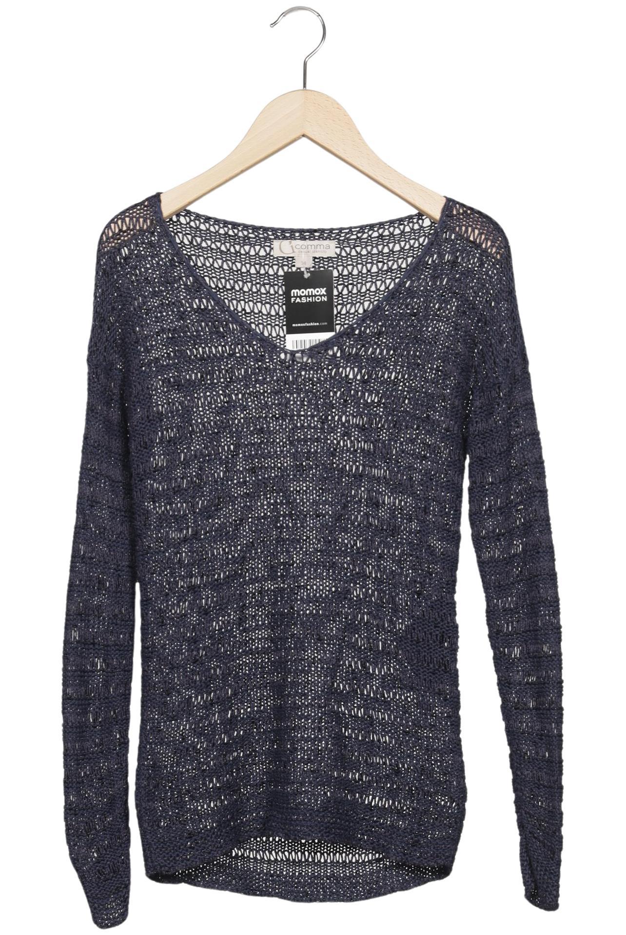 

Comma Damen Pullover, marineblau, Gr. 34