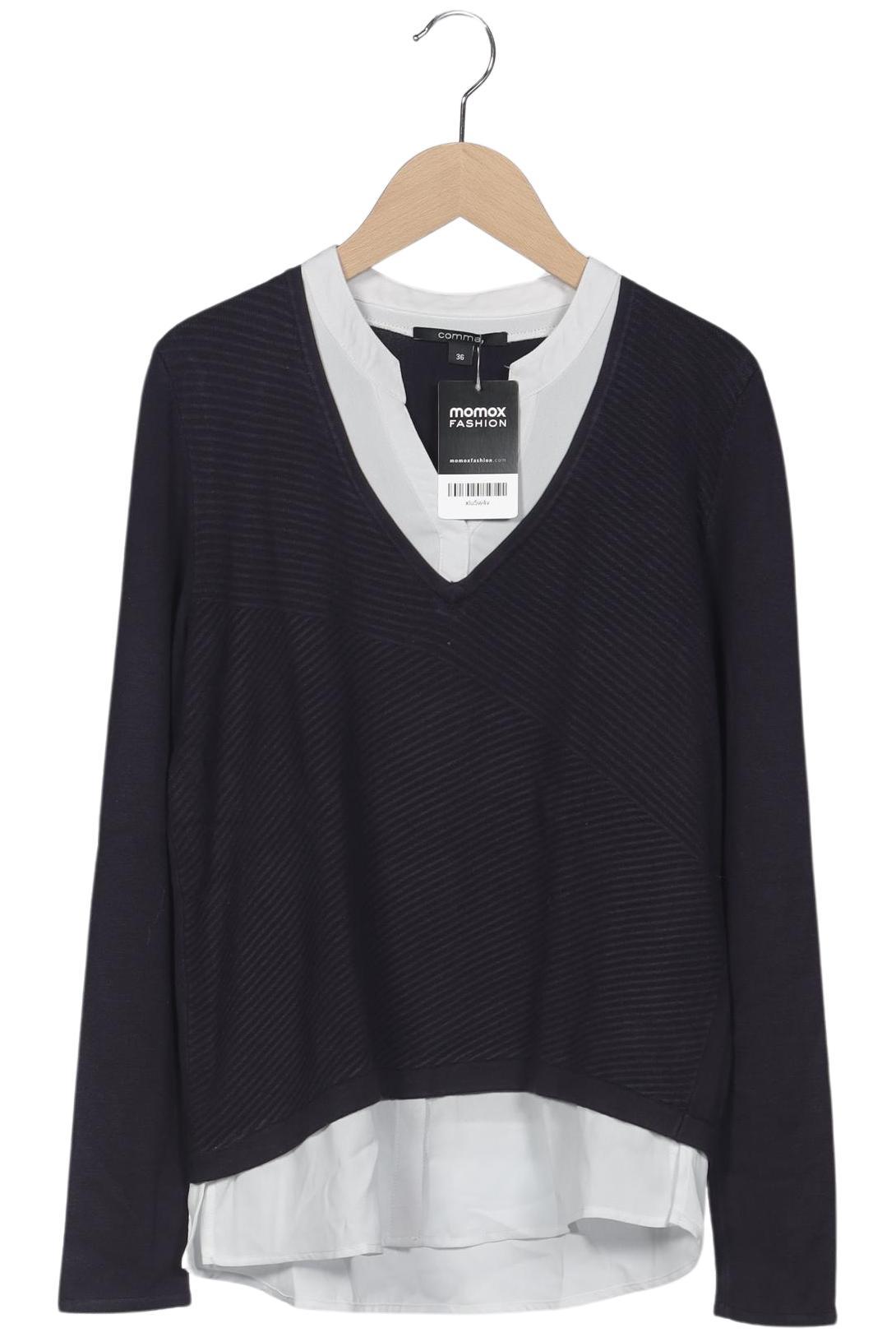 

Comma Damen Pullover, marineblau, Gr. 36