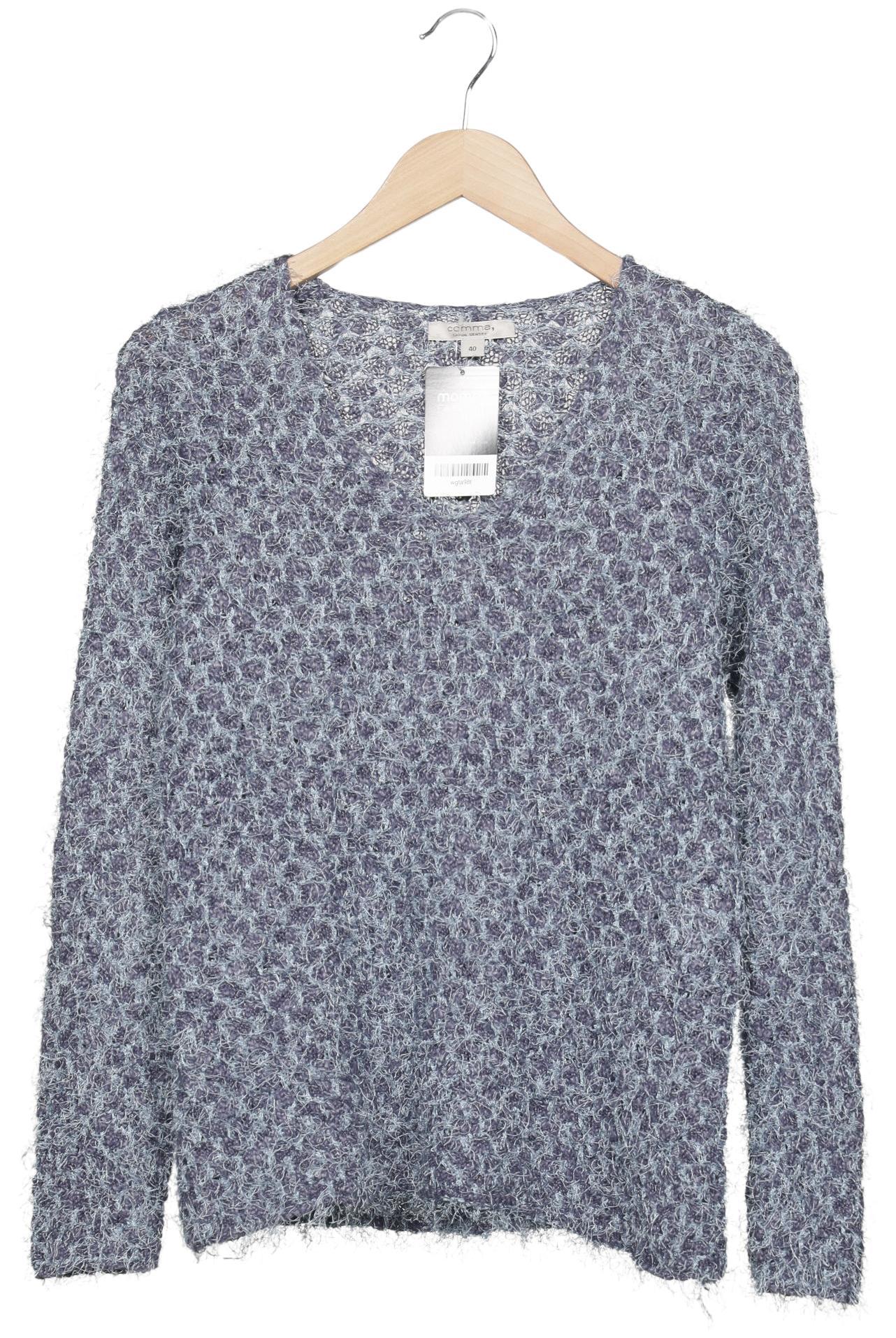 

Comma Damen Pullover, blau, Gr. 40