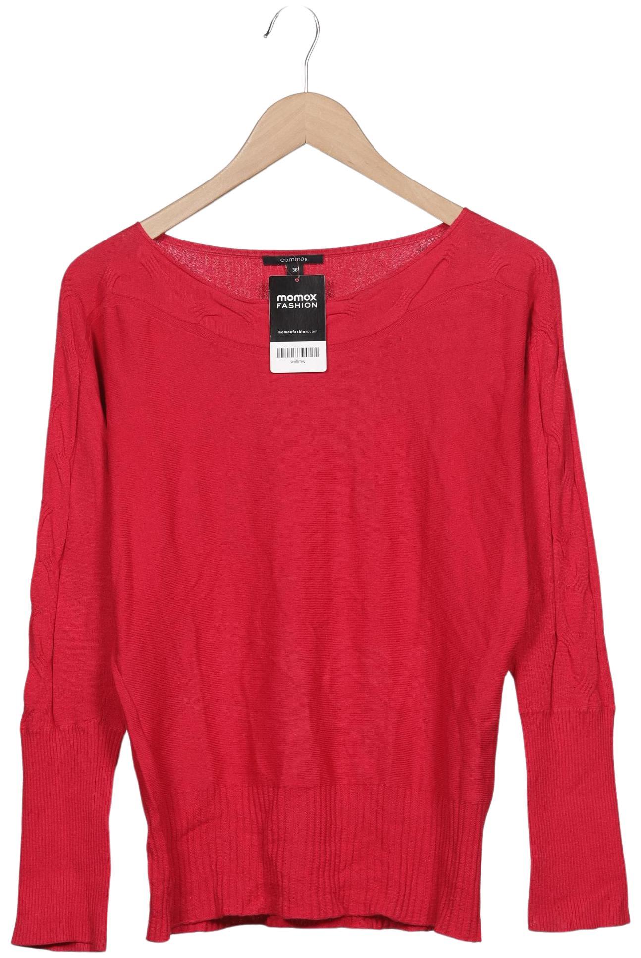 

Comma Damen Pullover, rot, Gr. 36