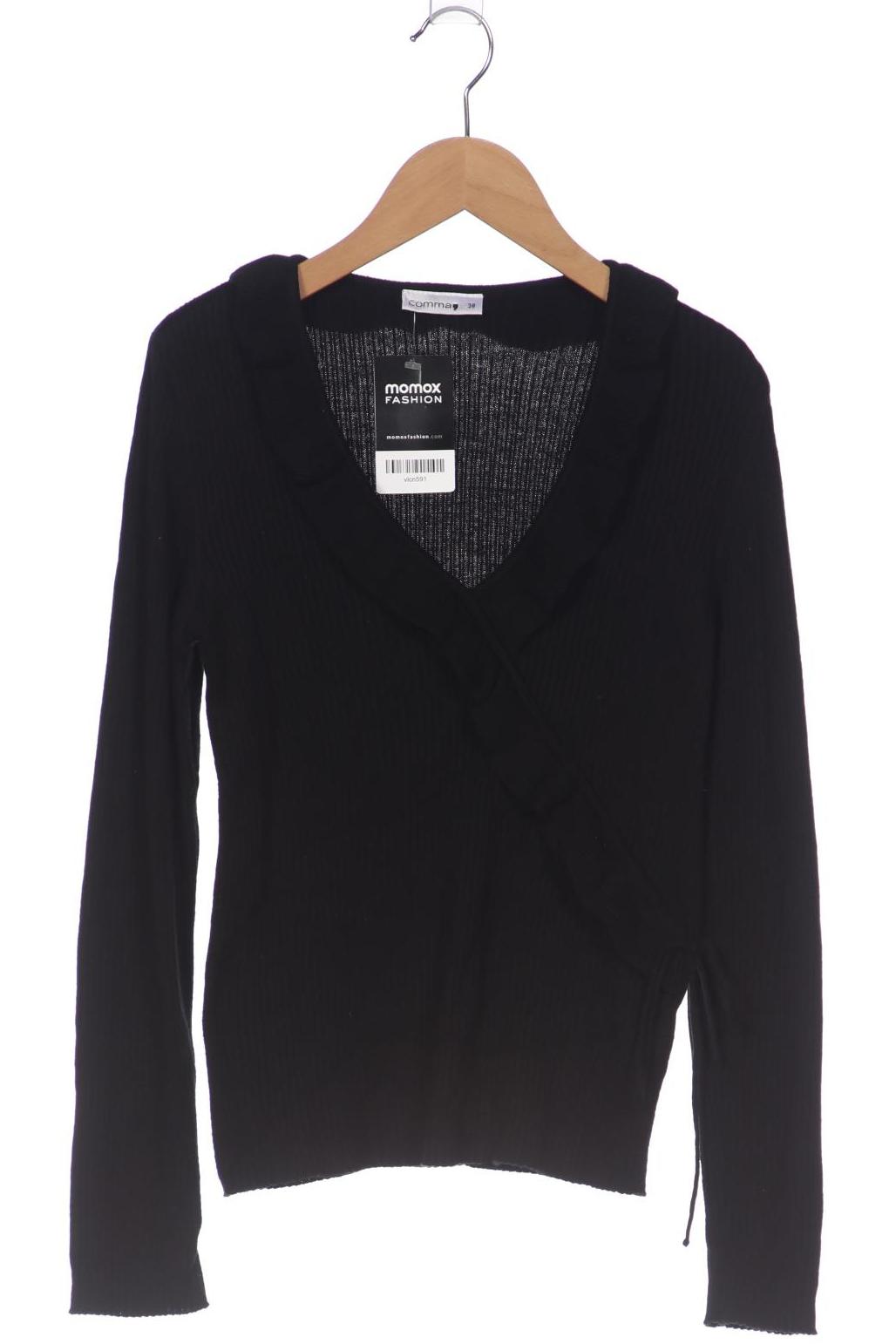 

Comma Damen Pullover, schwarz, Gr. 38