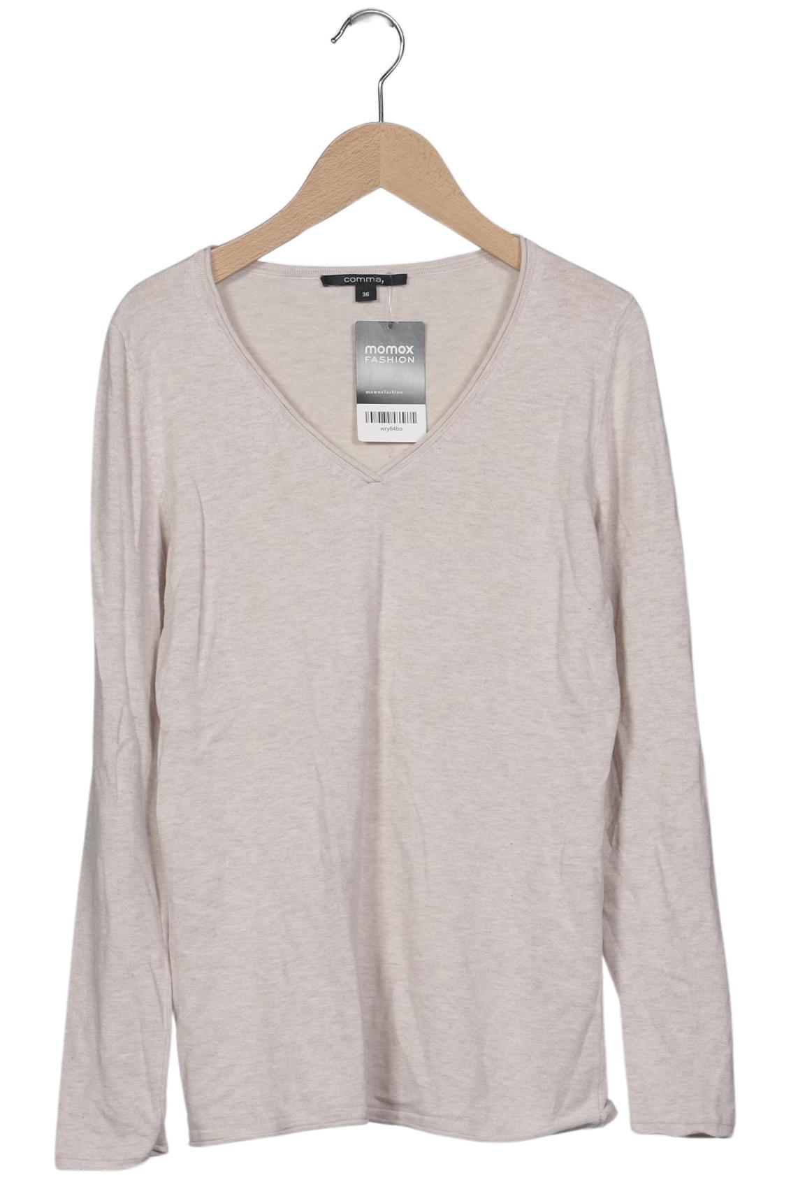 

Comma Damen Pullover, beige, Gr. 36