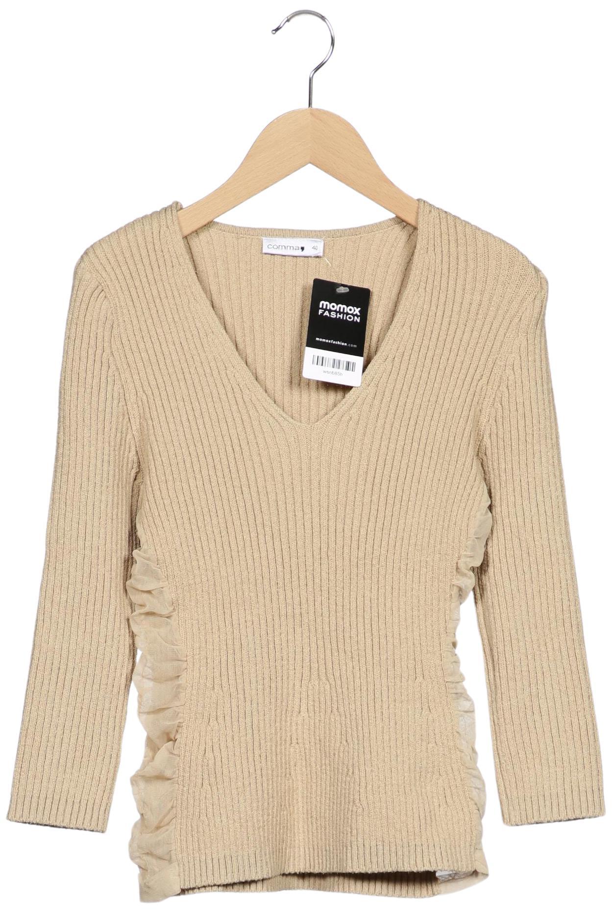 

Comma Damen Pullover, beige, Gr. 40