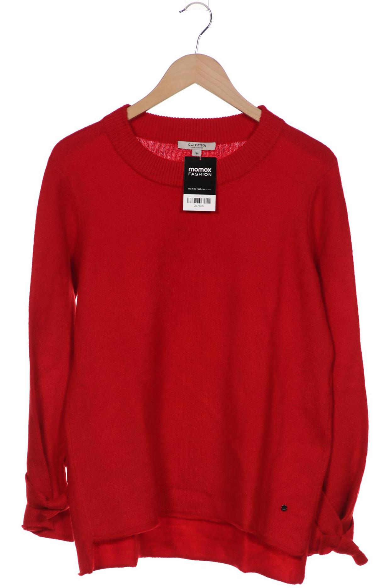 

Comma Damen Pullover, rot, Gr. 34