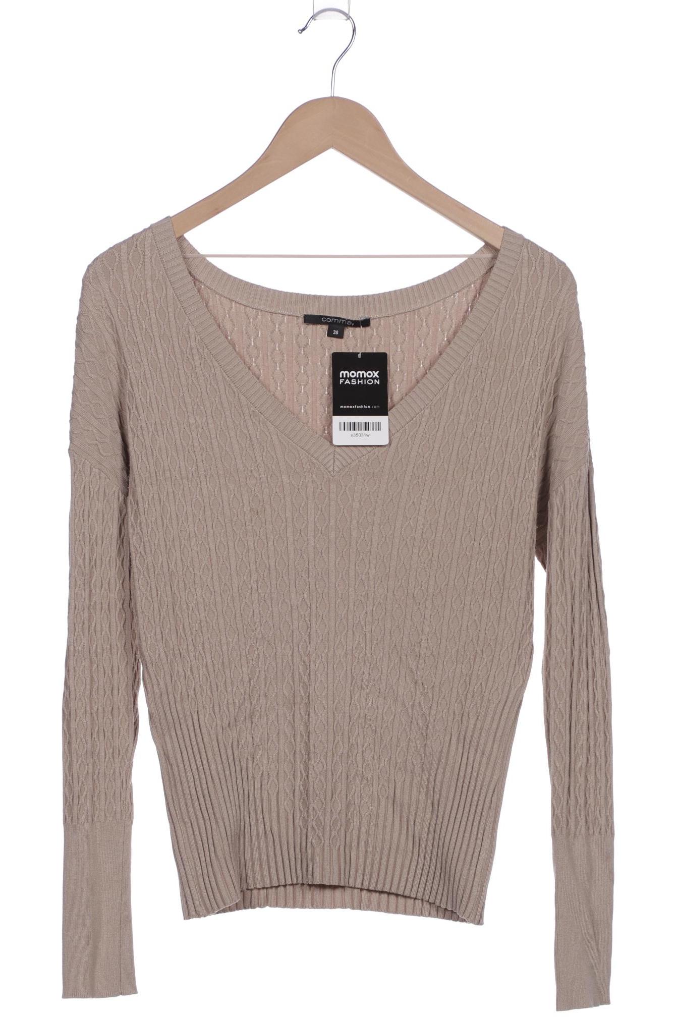 

Comma Damen Pullover, beige, Gr. 38