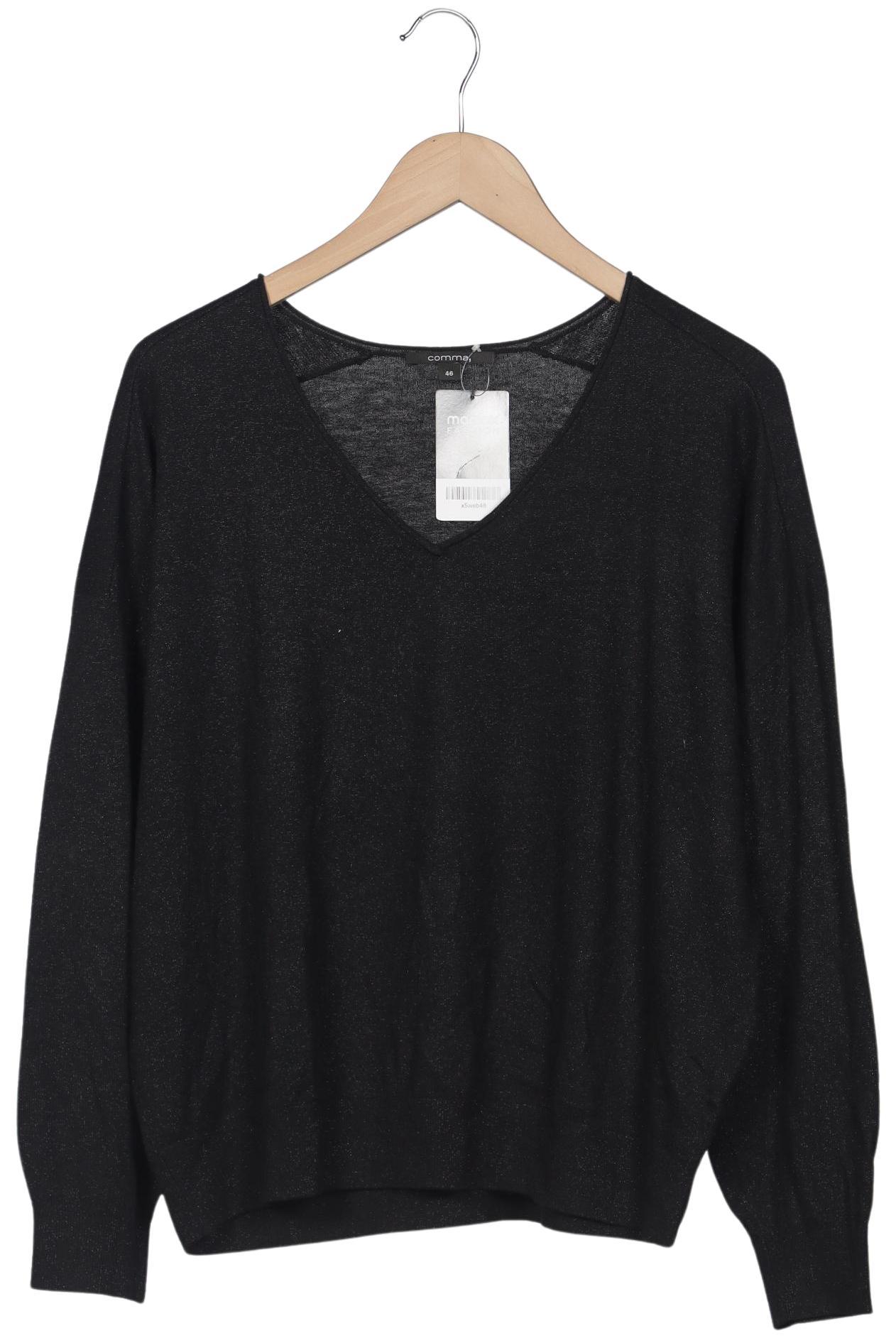 

Comma Damen Pullover, schwarz, Gr. 46