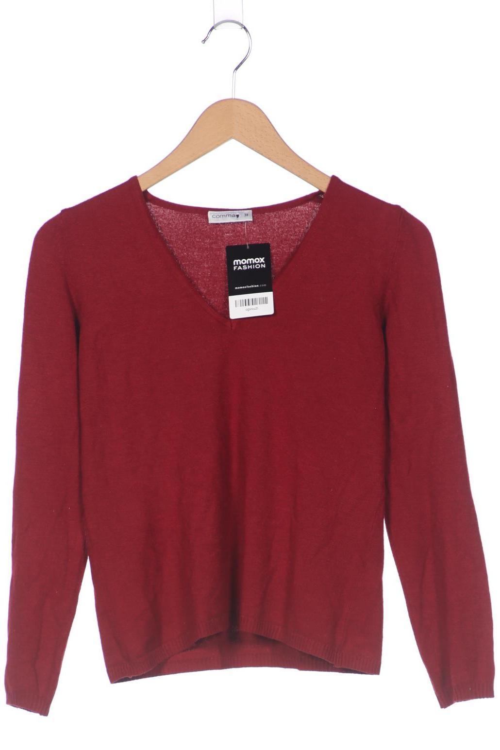 

Comma Damen Pullover, bordeaux, Gr. 36