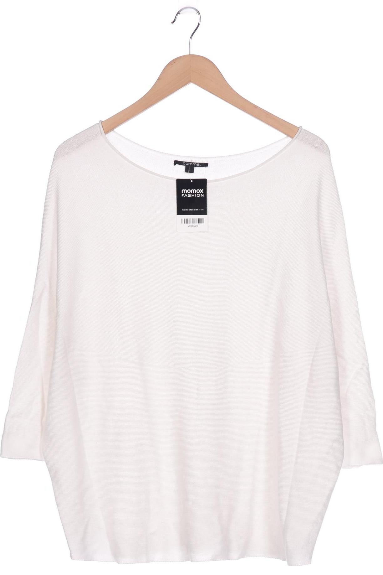 

Comma Damen Pullover, weiß, Gr. 42