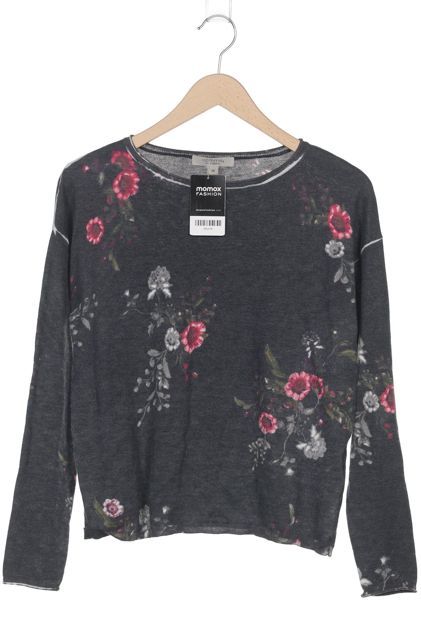 

Comma Damen Pullover, marineblau, Gr. 34
