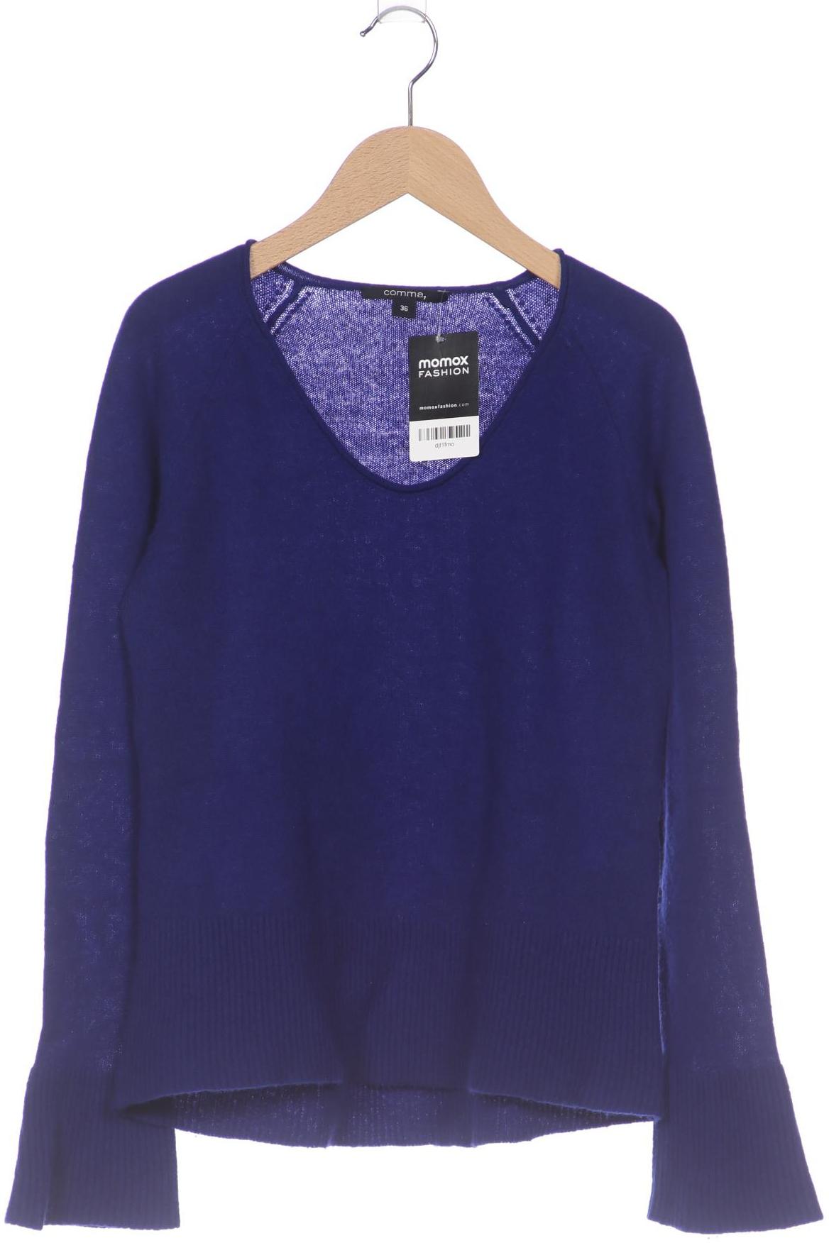 

Comma Damen Pullover, blau, Gr. 36