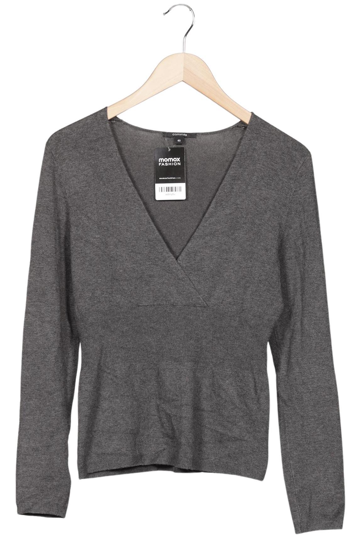 

Comma Damen Pullover, grau, Gr. 40