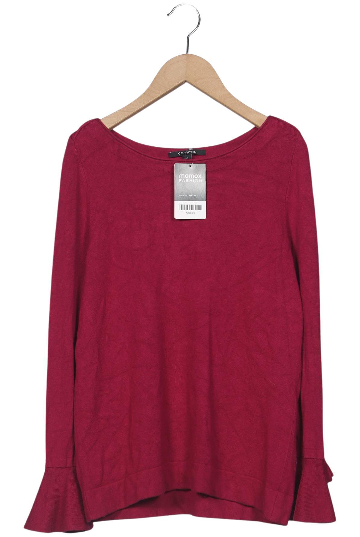 

Comma Damen Pullover, rot, Gr. 34