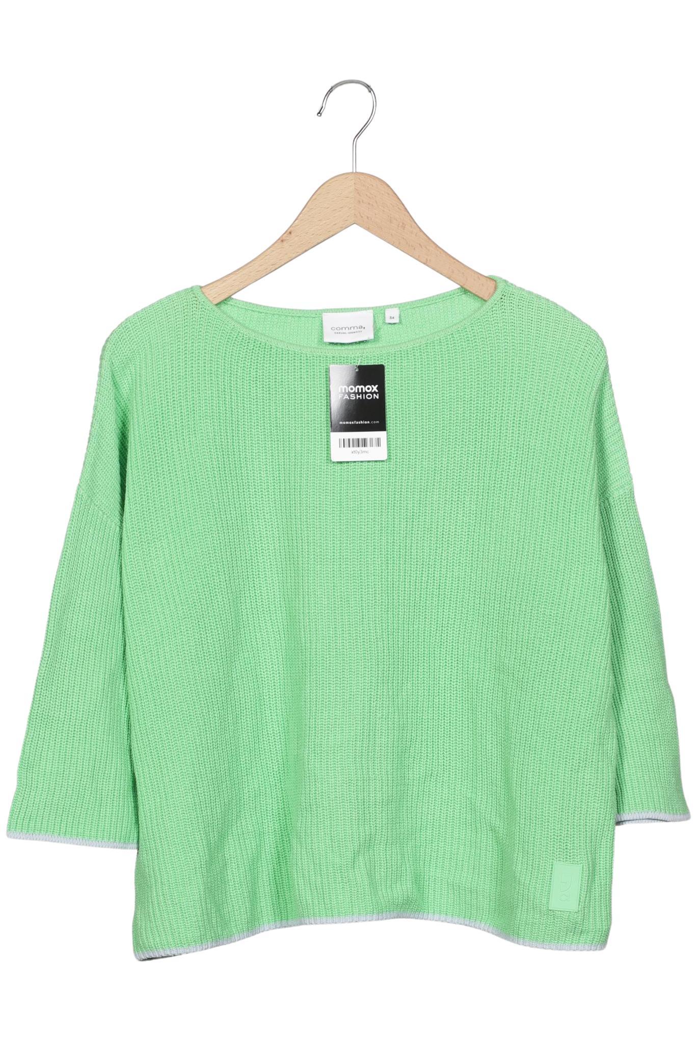 

Comma Damen Pullover, hellgrün, Gr. 34