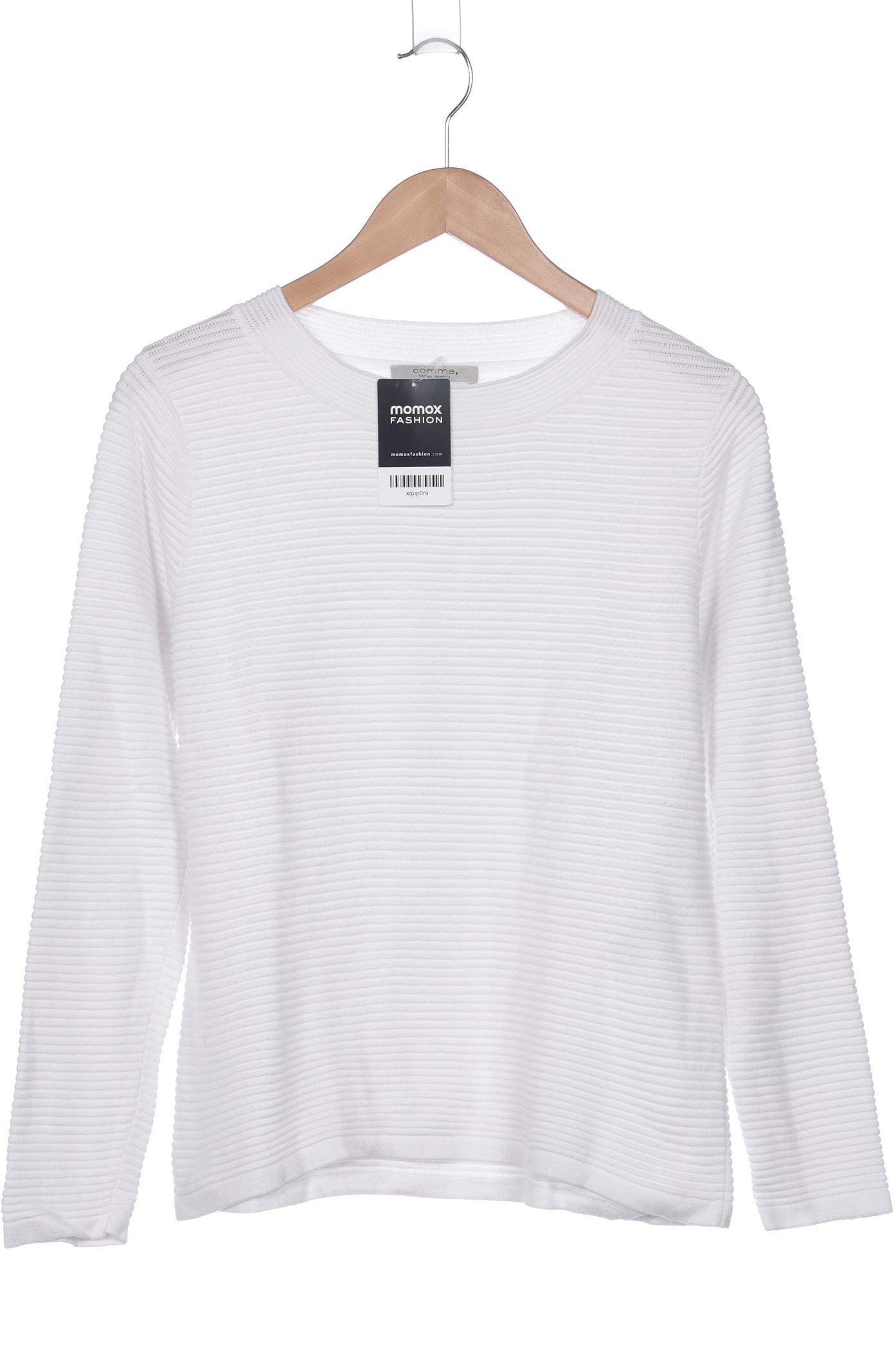 

Comma Damen Pullover, weiß, Gr. 40