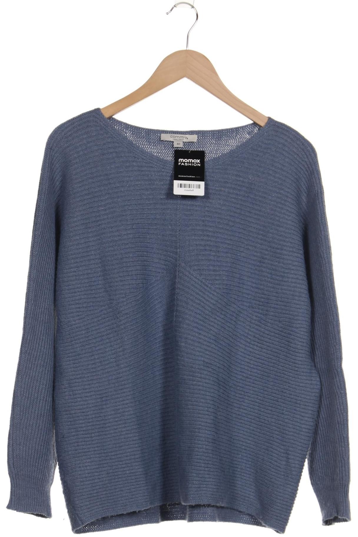 

Comma Damen Pullover, blau, Gr. 40