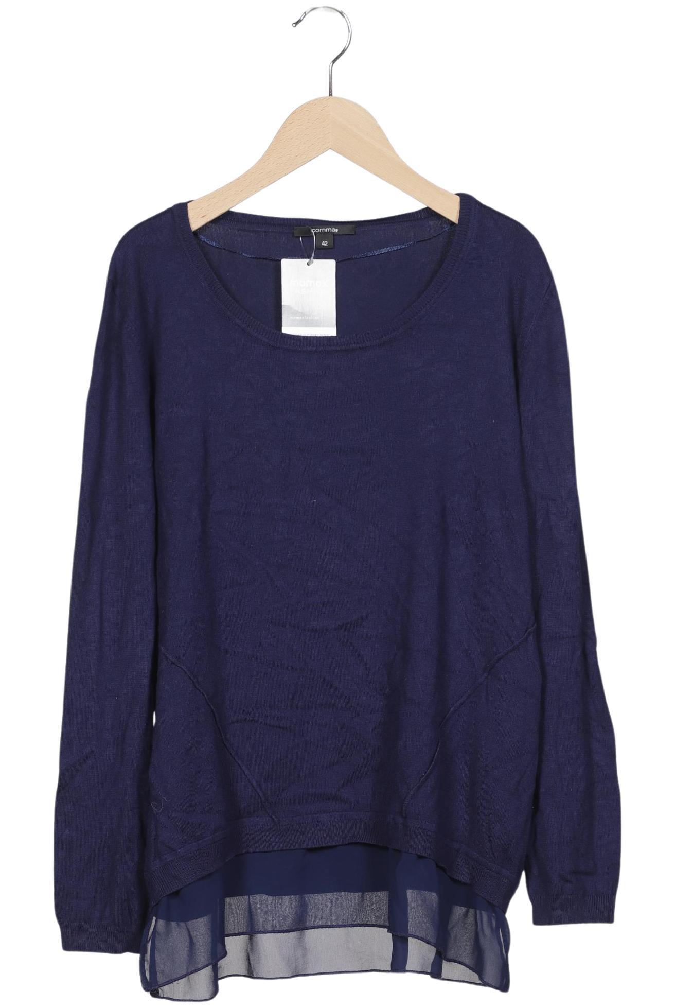 

Comma Damen Pullover, marineblau, Gr. 42