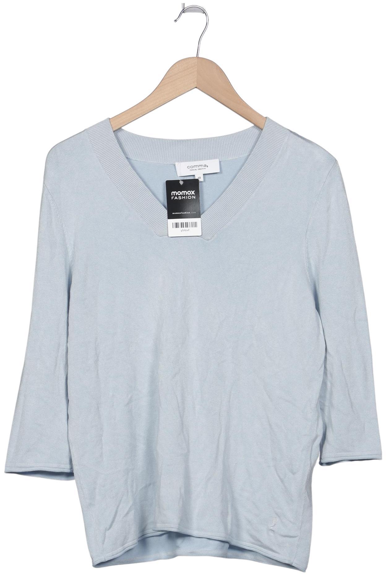 

Comma Damen Pullover, hellblau, Gr. 40
