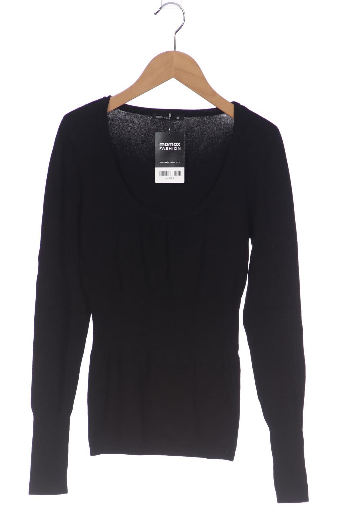 

Comma Damen Pullover, schwarz, Gr. 34