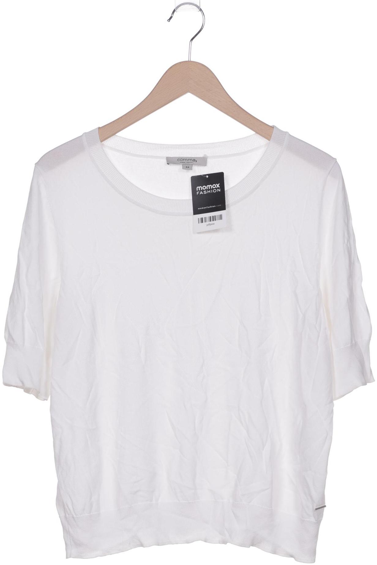 

Comma Damen Pullover, weiß, Gr. 44