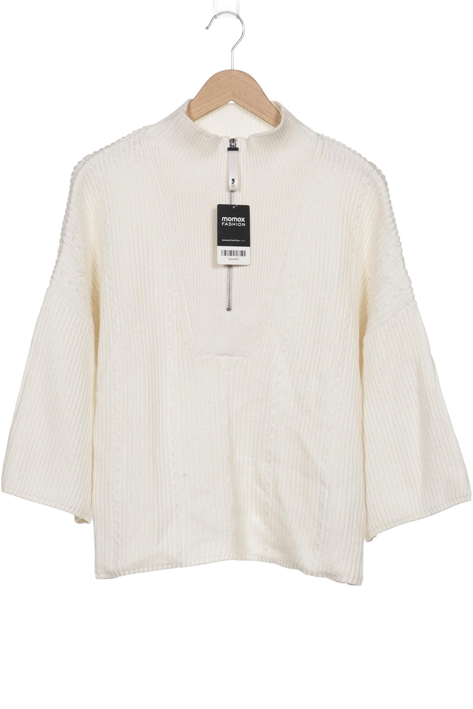 

Comma Damen Pullover, weiß, Gr. 40