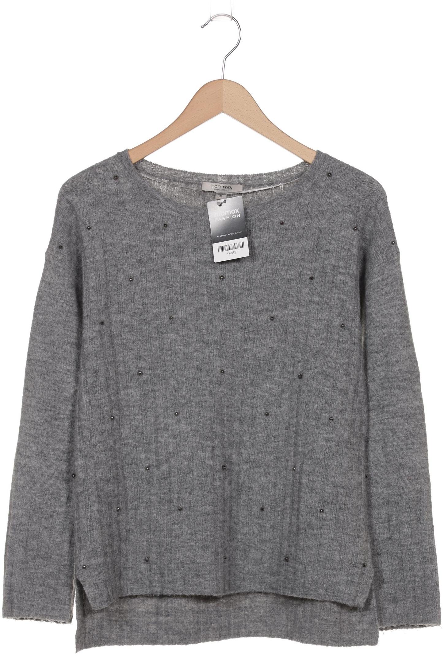 Thumbnail - Comma Damen Pullover, grau, Gr. 34