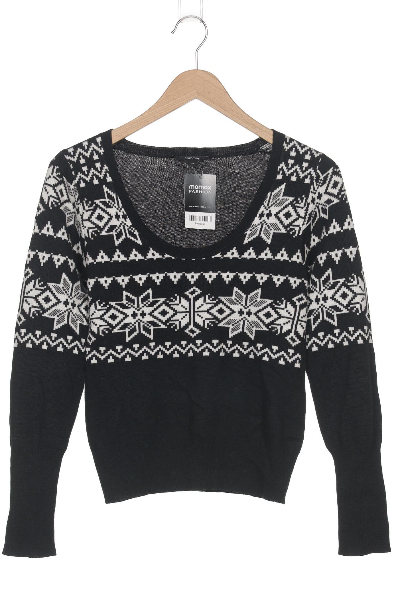 

Comma Damen Pullover, schwarz, Gr. 36