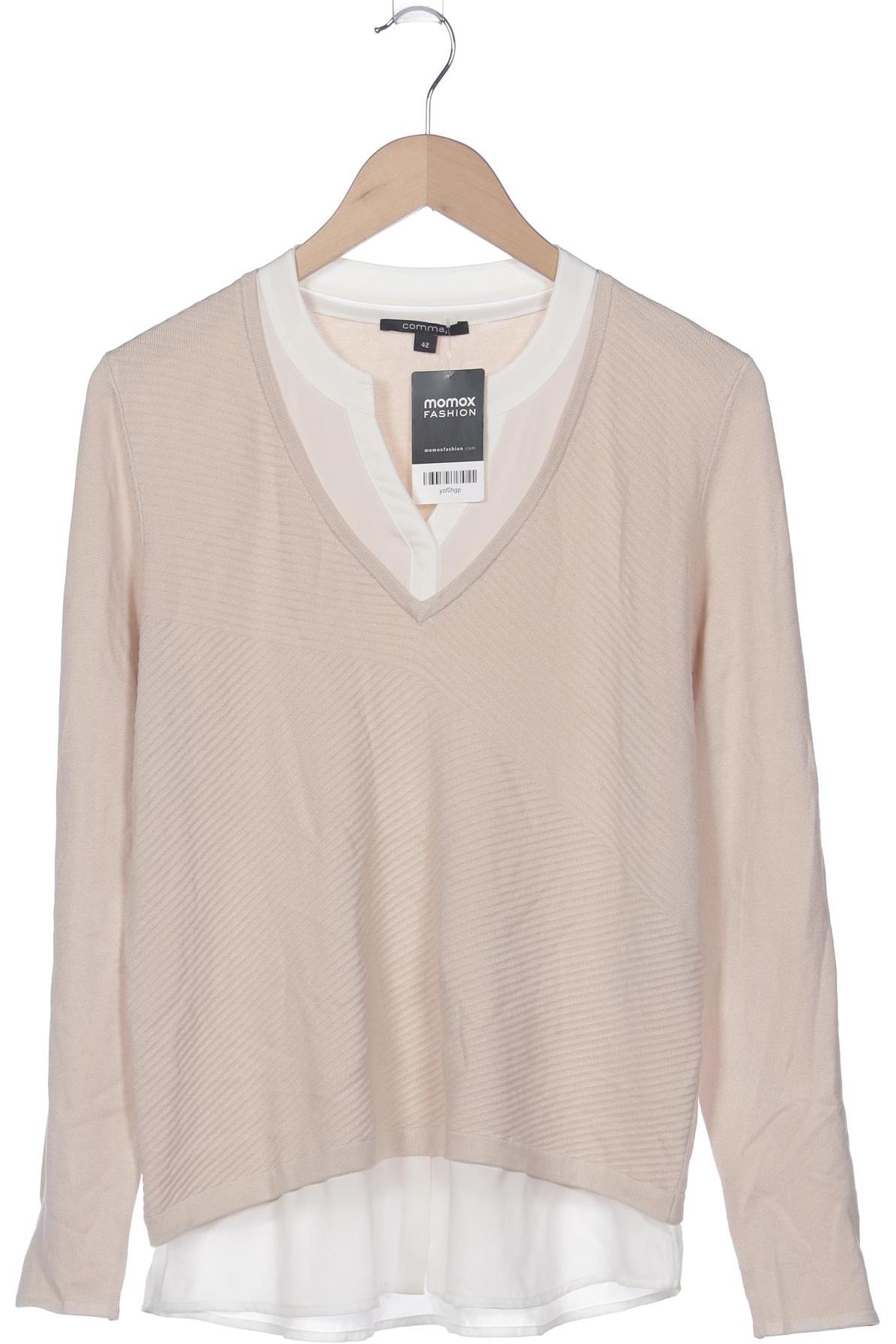 

Comma Damen Pullover, beige, Gr. 42