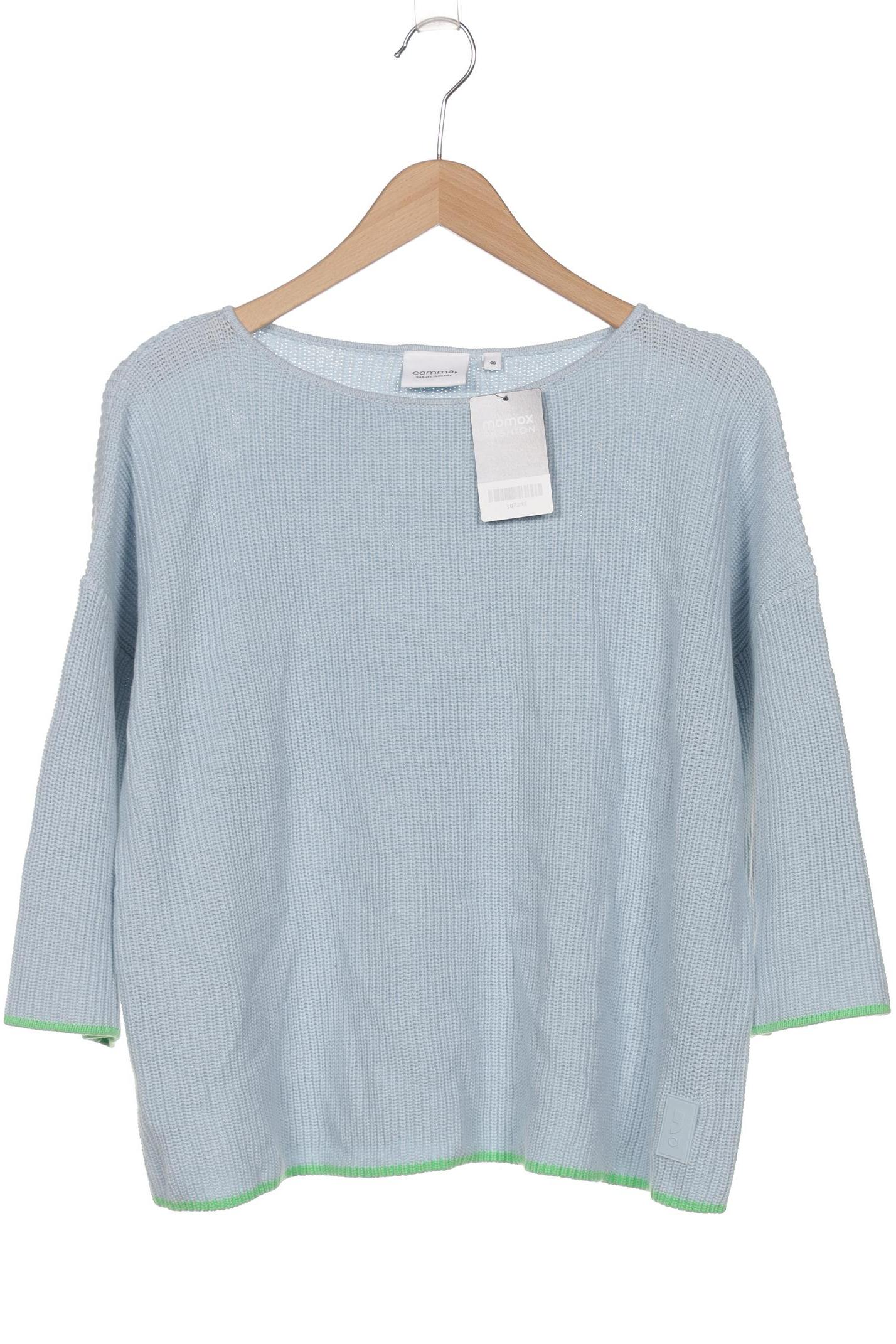 

Comma Damen Pullover, hellblau, Gr. 40