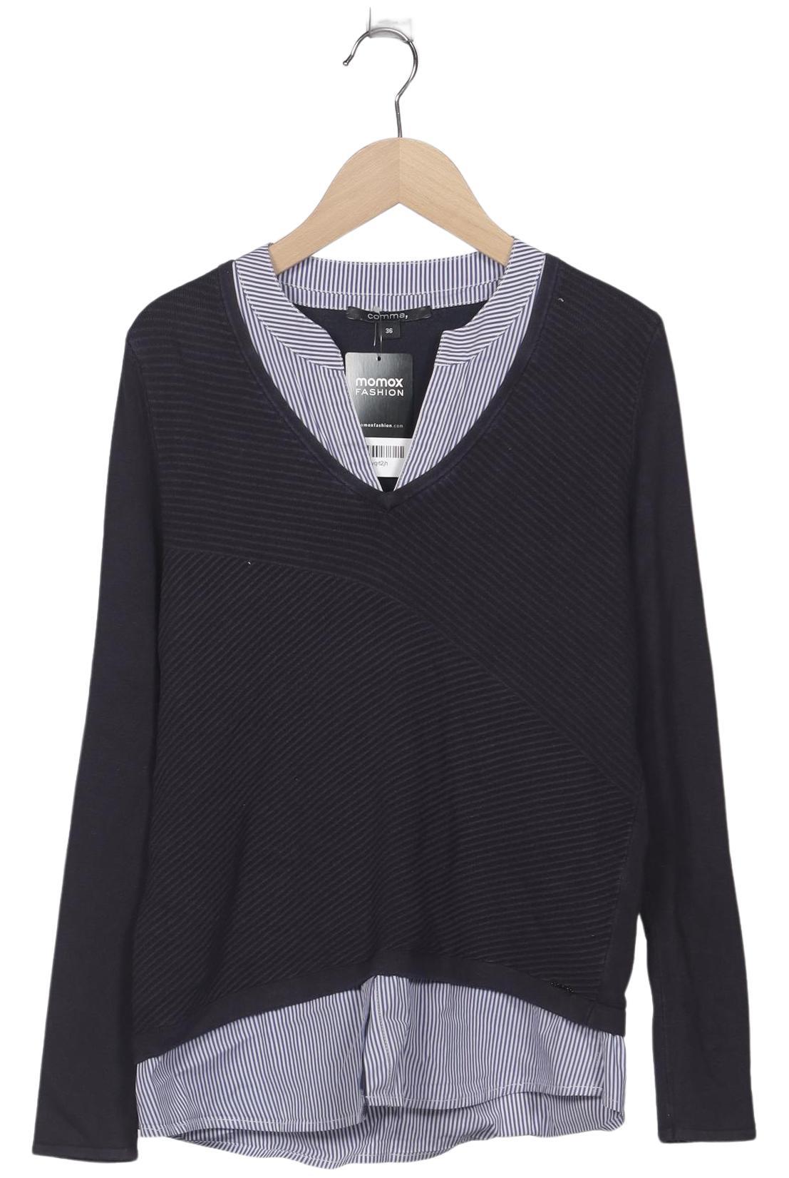 

Comma Damen Pullover, marineblau, Gr. 36