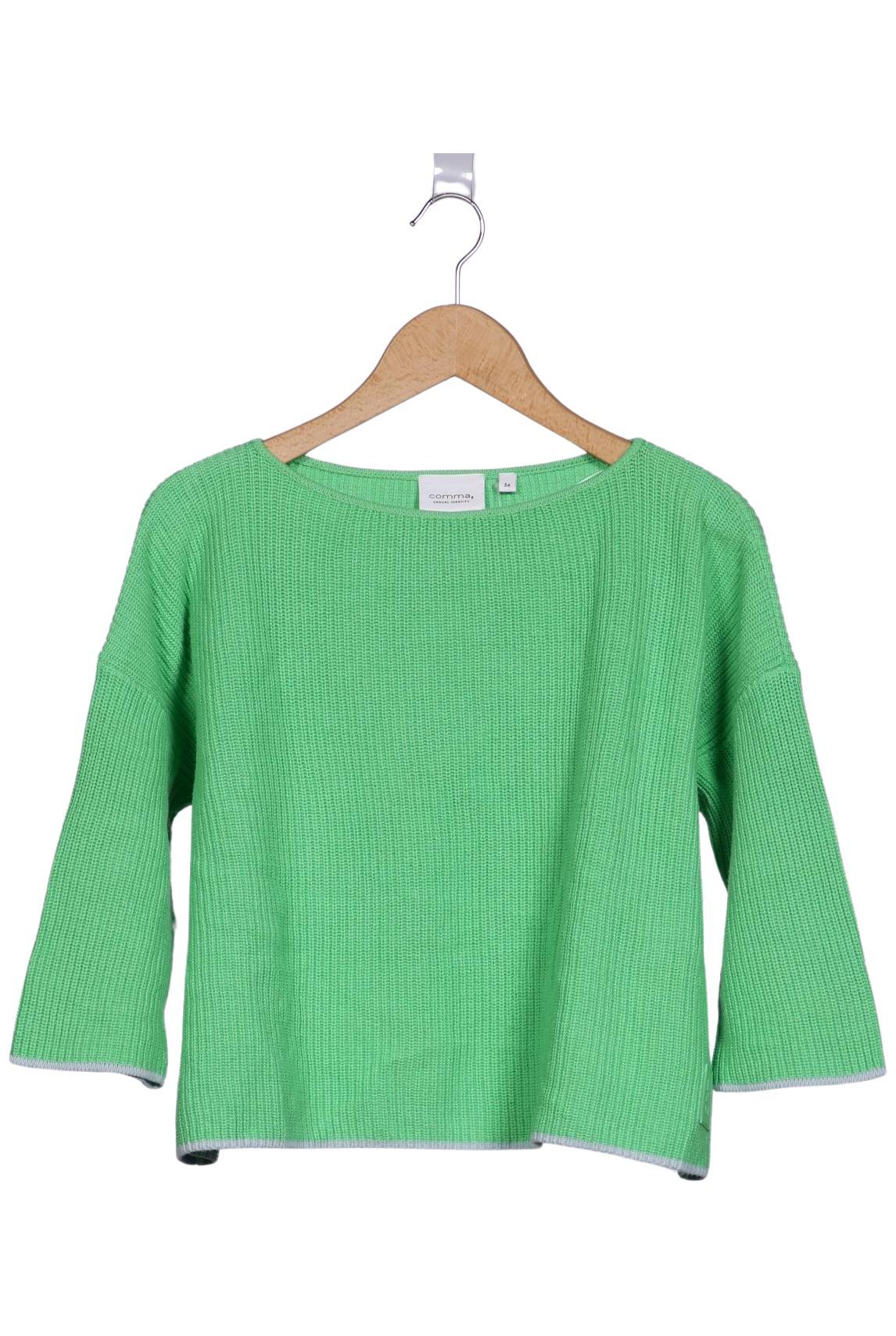 

Comma Damen Pullover, hellgrün, Gr. 34