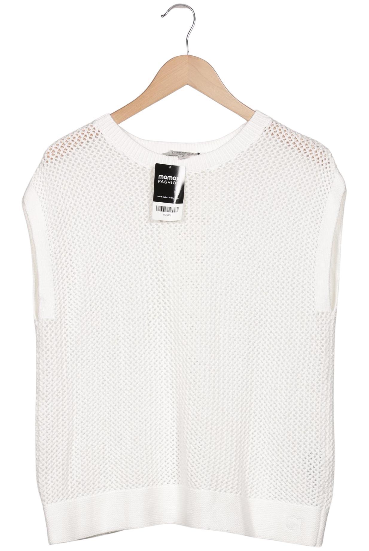 

Comma Damen Pullover, weiß, Gr. 36