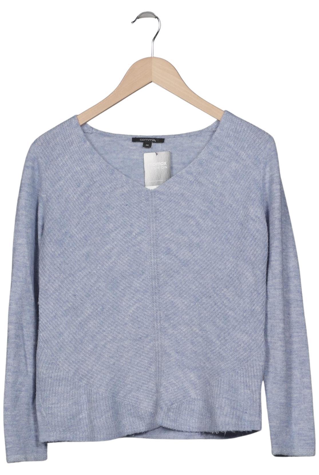 

Comma Damen Pullover, hellblau, Gr. 38