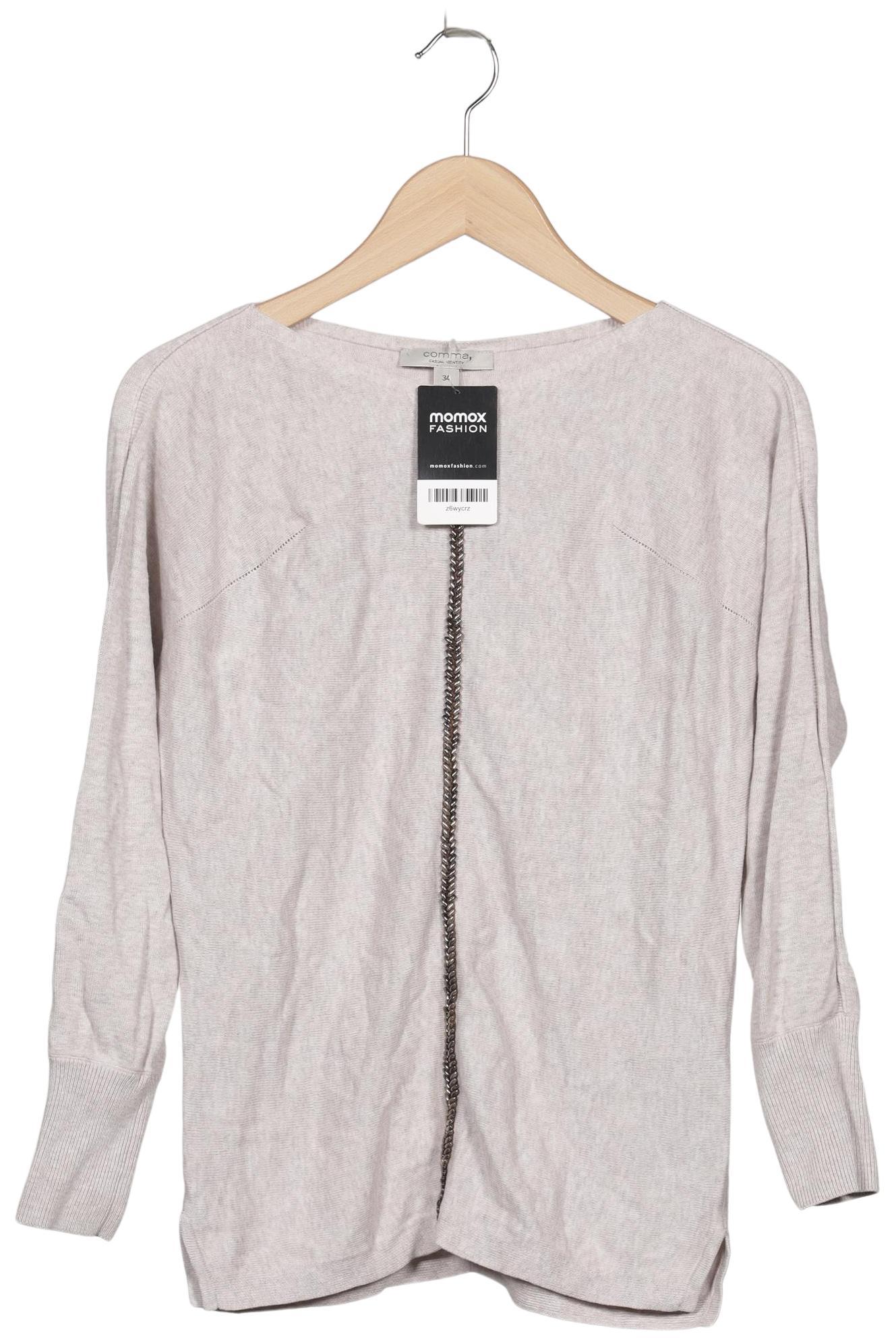 

Comma Damen Pullover, beige, Gr. 34