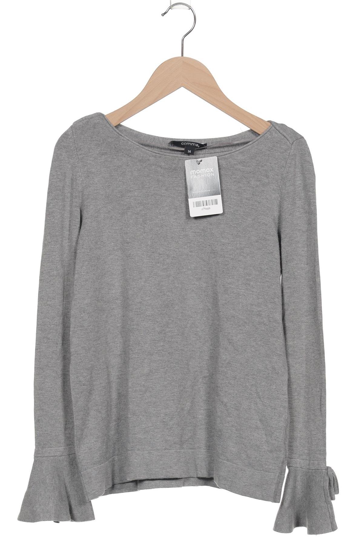 

Comma Damen Pullover, grau, Gr. 34