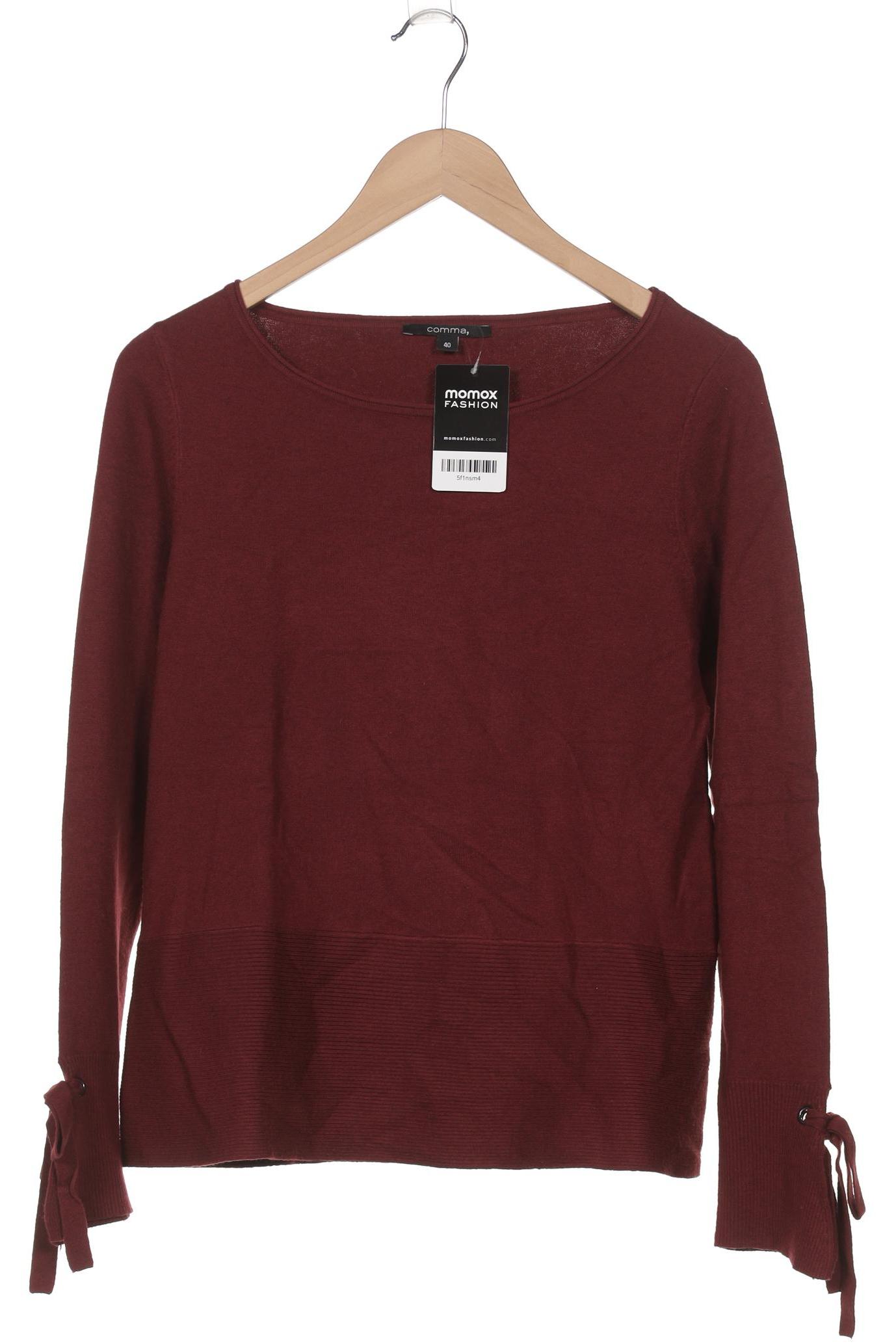 

Comma Damen Pullover, bordeaux, Gr. 40