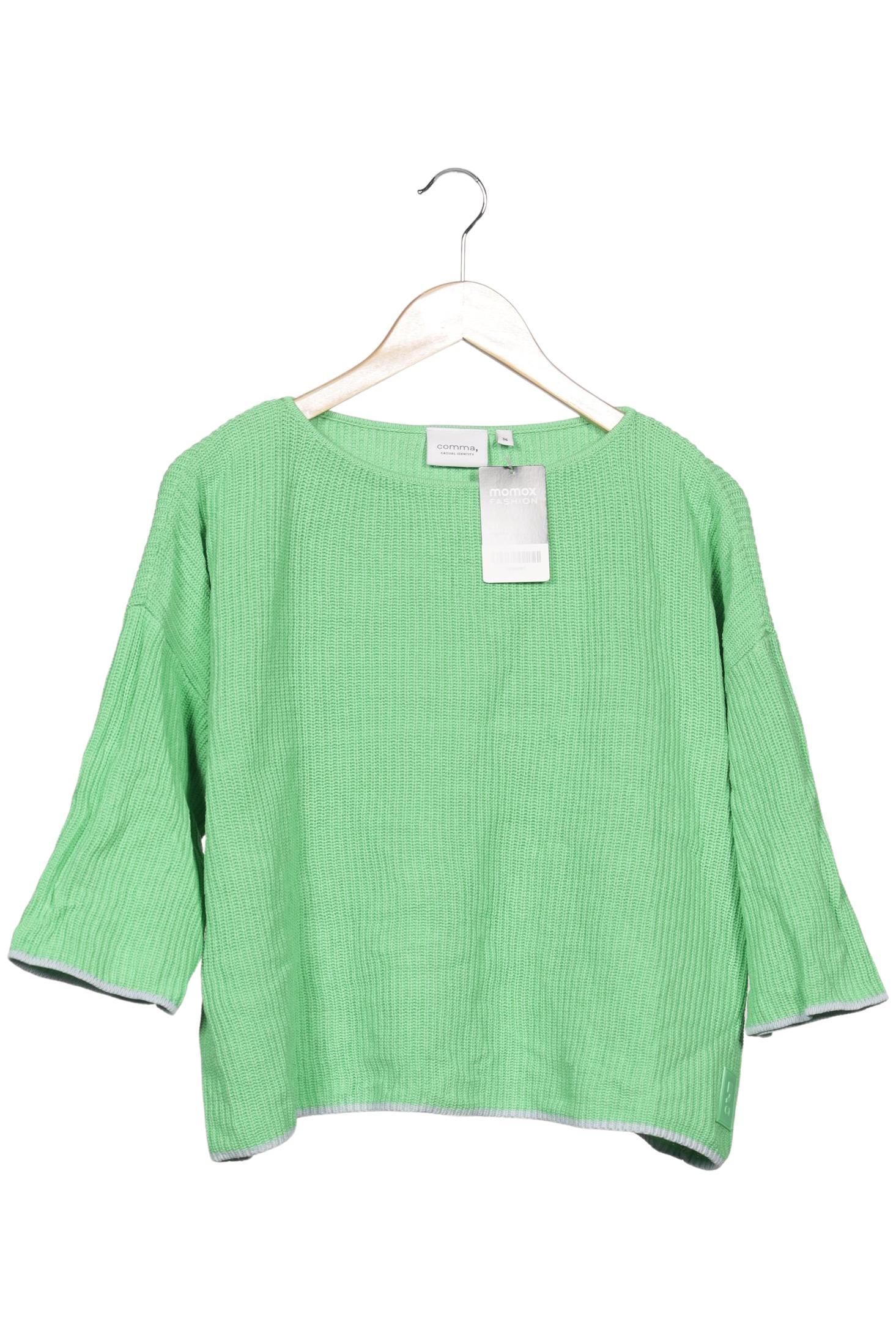 

Comma Damen Pullover, hellgrün, Gr. 36