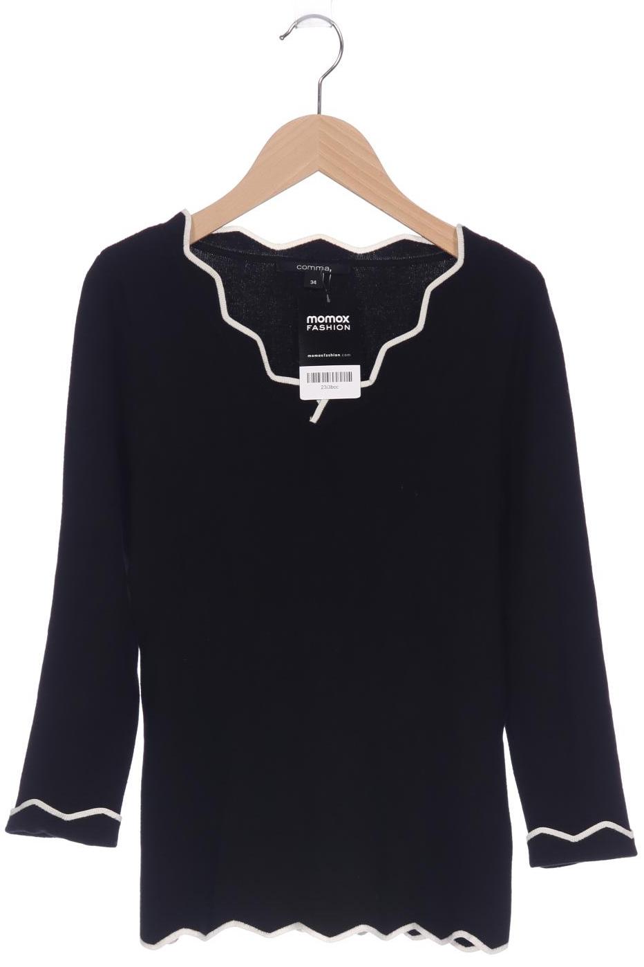 

Comma Damen Pullover, schwarz, Gr. 34