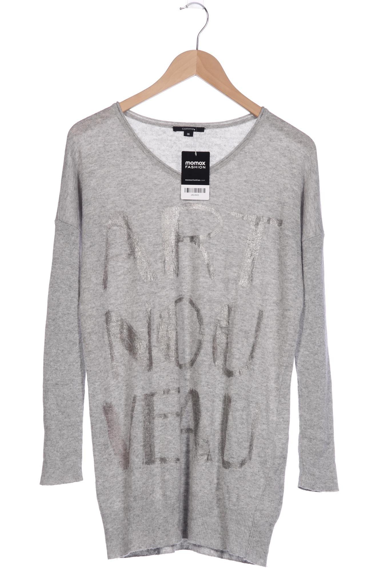 

Comma Damen Pullover, grau
