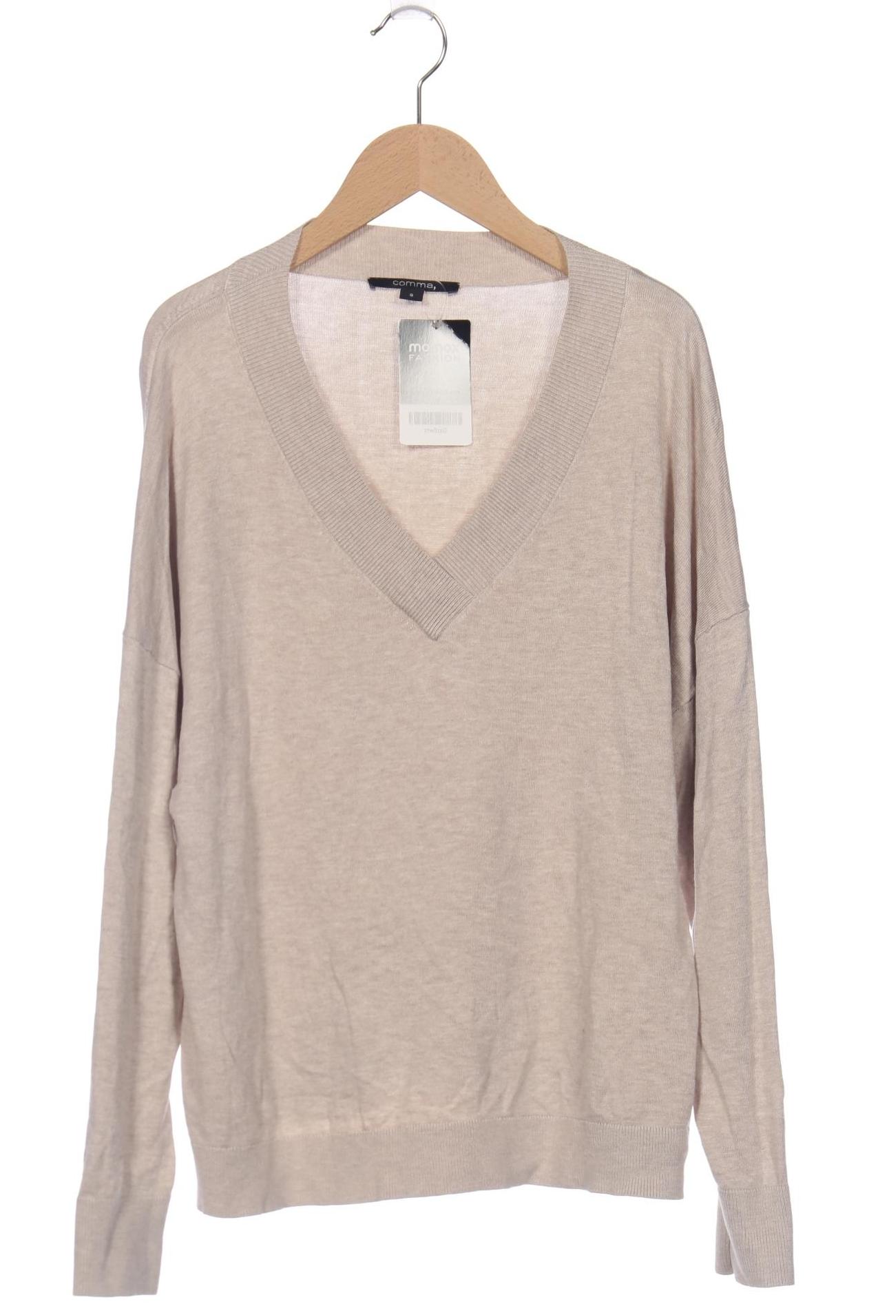 

Comma Damen Pullover, beige, Gr. 36