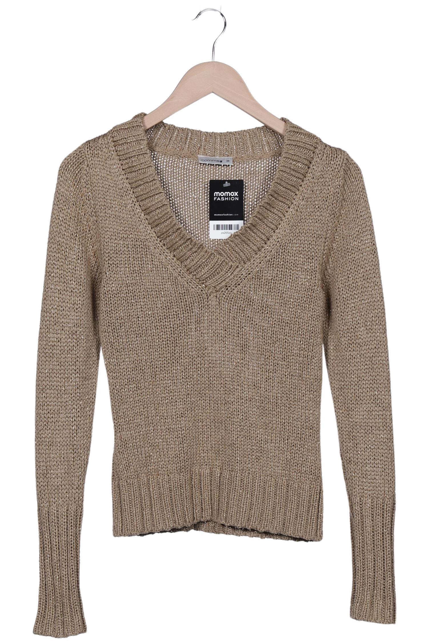 

Comma Damen Pullover, beige, Gr. 36