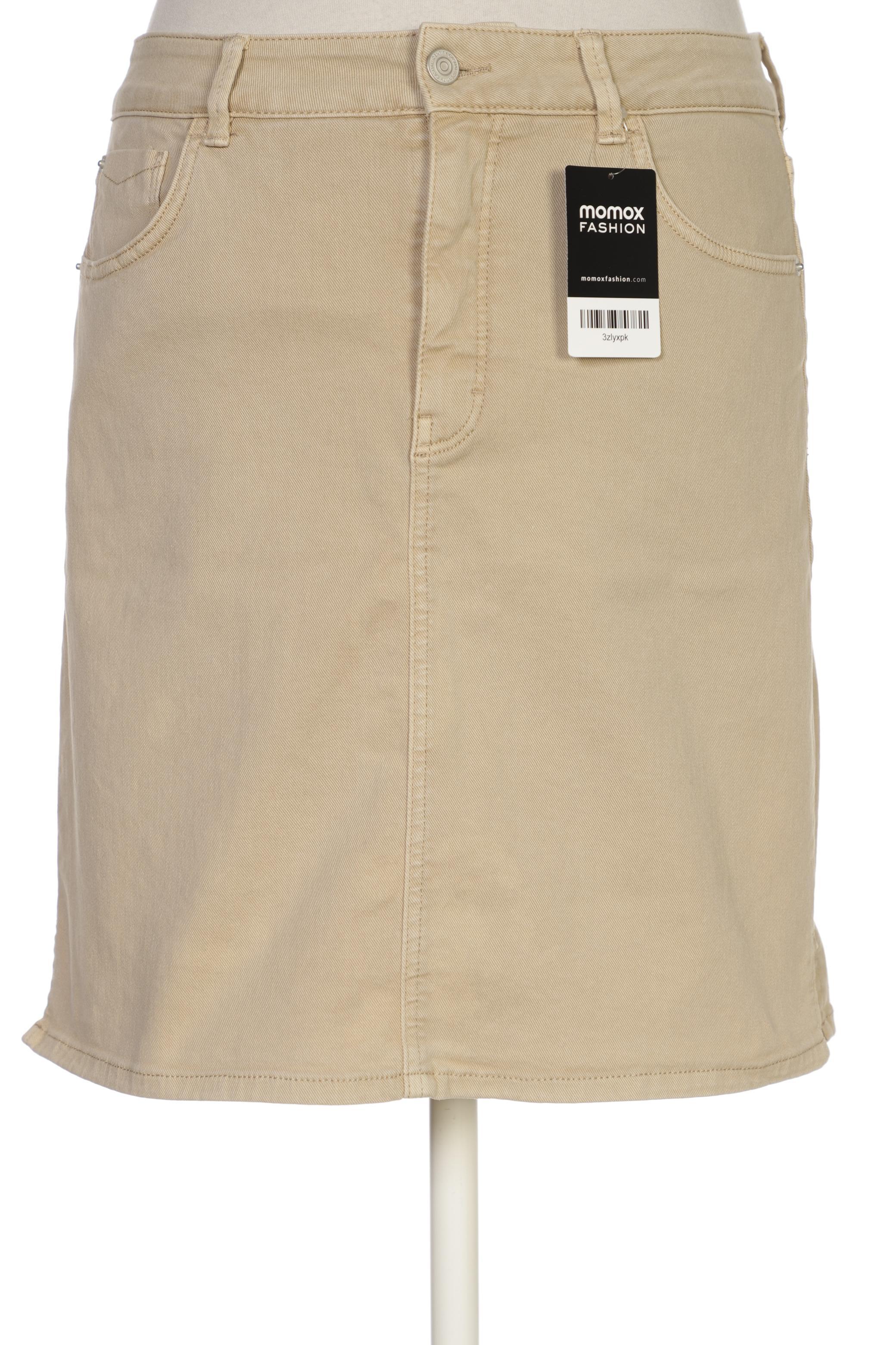 

Comma Damen Rock, beige, Gr. 40